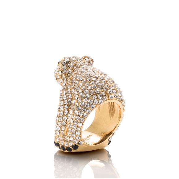 Kate Spade COLD COMFORTS POLAR BEAR RING - Picture 2 of 8